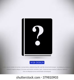 book and a question mark icon
