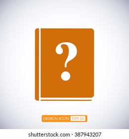 book and a question mark icon