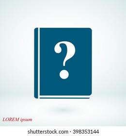 book and a question mark icon