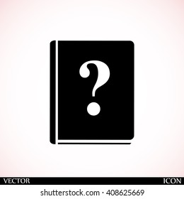 book and a question mark icon