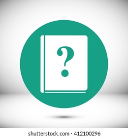 book and a question mark icon