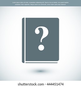 book and a question mark icon
