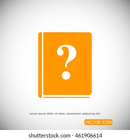 book and a question mark icon