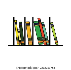 Buchen Sie ein farbiges Design.Beste Kollektion an Designer-Vektorgrafik. Vektorgrafik-Design-Symbole und Symbole für Logo-Design, Schreibwaren, Printmedien usw.