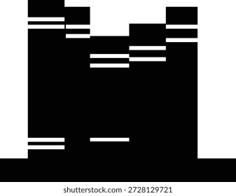 Ícone de racks de livros, representando o armazenamento de estantes para livros e documentos. Ideal para sistemas de biblioteca, educação ajustável em rack de livros de madeira, organização de escritório, aplicativos, web design e infográficos.