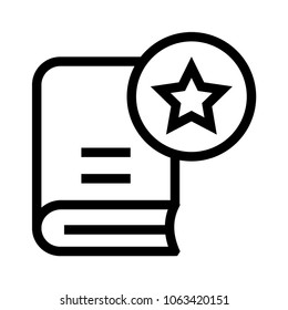 book rating  Vector Icon