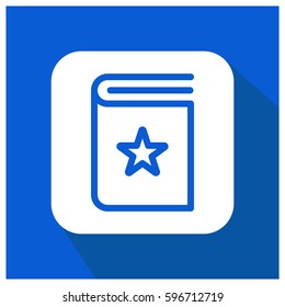Book rating vector icon