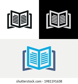 Book Read Fly Abstract Logo