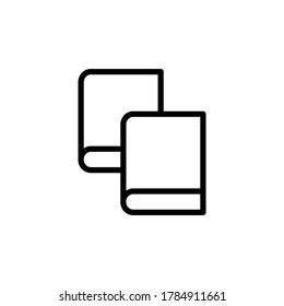 Book, read icon. Simple line, outline vector elements of cultural activities icons for ui and ux, website or mobile application