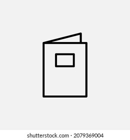 Book, read, library line icon, vector, illustration, logo template. Suitable for many purposes.