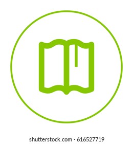 Book read line vector icon