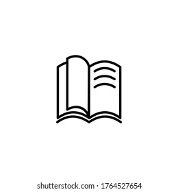 Book, Read, School Icon Outline Style Vector