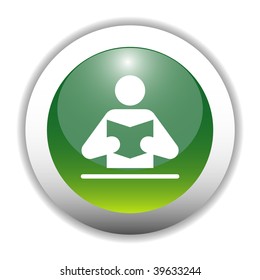 Book Reader Sign Button