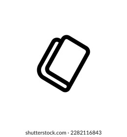 Book reader skill game outline style icon and illustration - vector