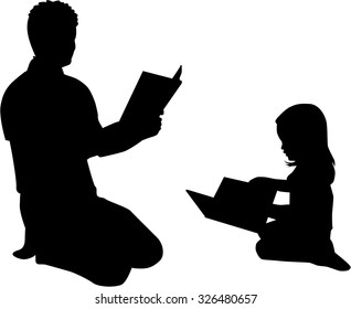 Book reading .