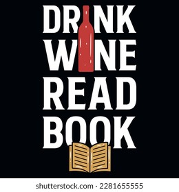 Book reading or good book reading book lover typographic or graphics tshirt design