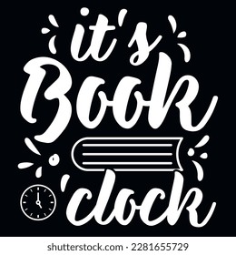 Book reading or good book reading book lover typographic or graphics tshirt design
