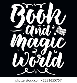 Book reading or good book reading book lover typographic or graphics tshirt design