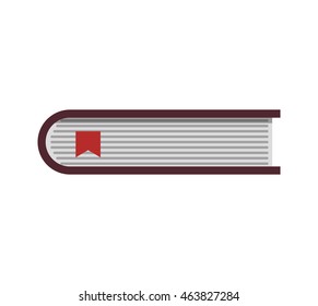 book reading learing school icon. Isolated and flat illustration. Vector graphic