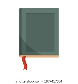 book reading learning bookmark knowledge icon vector illustration