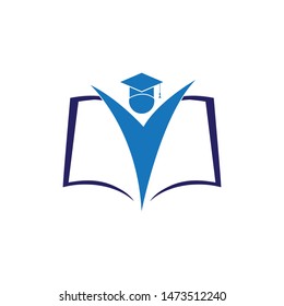 Book reading logo and symbols template icons app
