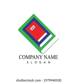 Book reading logo and symbols template icons app