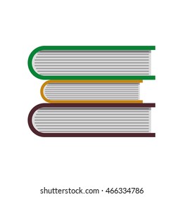 book reading paper study icon. Isolated and flat illustration. Vector graphic