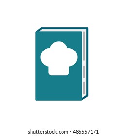 Book of recipes. Vector illustration of a book with recipes. Cook book