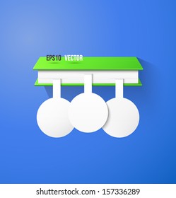 Book with round bookmarks