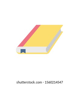 book school education learning flat style vector illustration