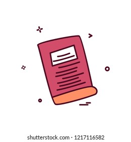 book school icon vector design 