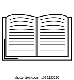 book school isolated icon