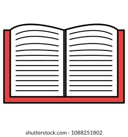 book school isolated icon