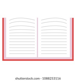 book school isolated icon