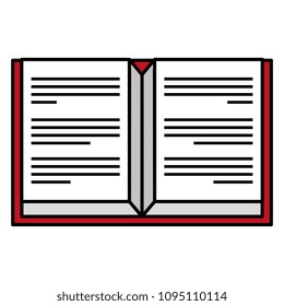 book school isolated icon