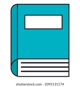 book school isolated icon