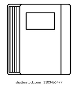book school isolated icon