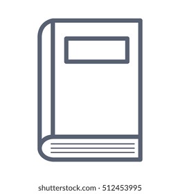 book school isolated icon
