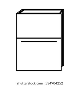 book school isolated icon
