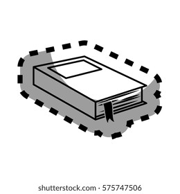 book school isolated icon