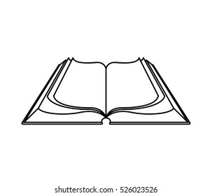 book school isolated icon vector illustration design