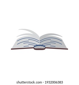 book school literature study vector illustration cartoon icon isolated style