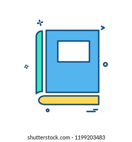 book school study icon vector design