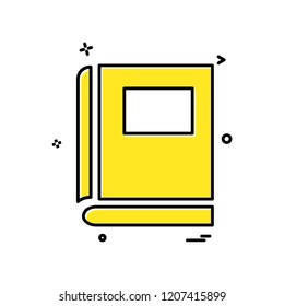 book school study icon vector design