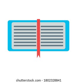 book school supply flat style icon vector illustration design