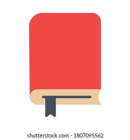 book school supply flat style icon vector illustration design