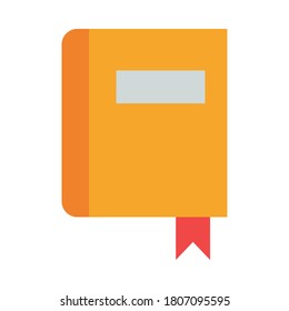 book school supply flat style icon vector illustration design