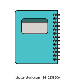 book of school with white background