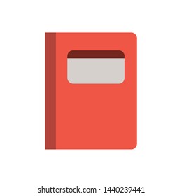 book of school with white background