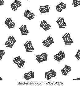 Book seamless pattern. Vector illustration for backgrounds